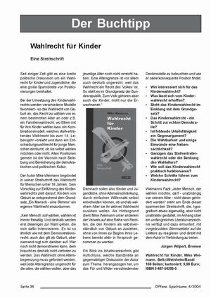 Offene Spielräume Heft 4(2004)